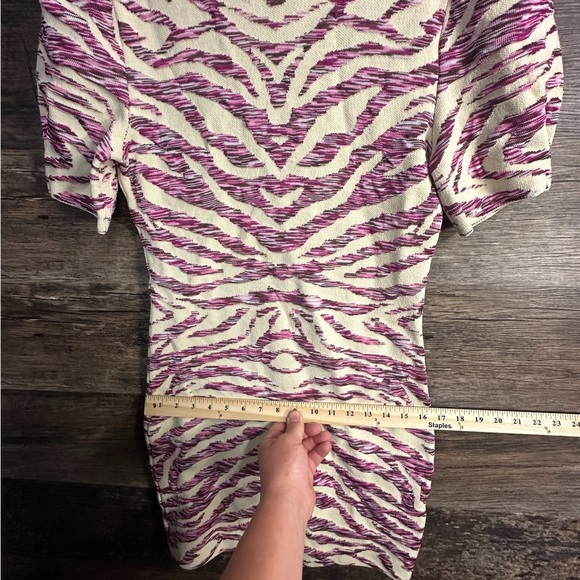 Free People Pink and White Cream Bodycon Mini Dress - Picture 6 of 7